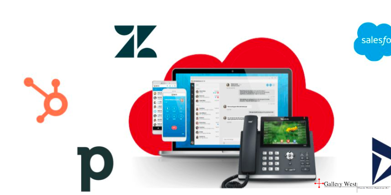 Cloud PBX for integrating with help desk software