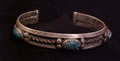 Bracelets: 3-Turquoise Stones