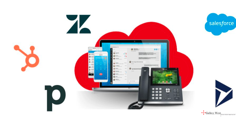 Cloud PBX for integrating with customer support platforms